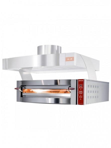 Four électrique, 1 chambre, 6 pizzas Ø 350 mm