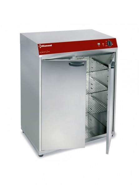 Heating (or) temperature maintenance cupboard, ventilated, 2 doors