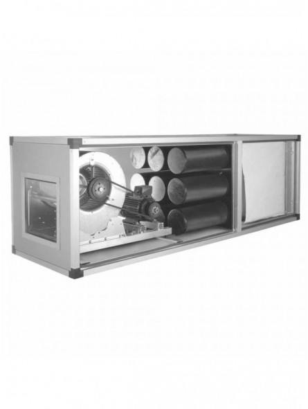 Filtering extraction group, 2600m³/h, 2 speed levels