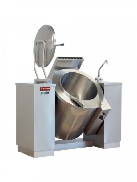 Gas Tilting Boiling pan, 150 liters, indirect heating