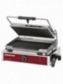 Electric panini grill MEDIUM, ribbed plates