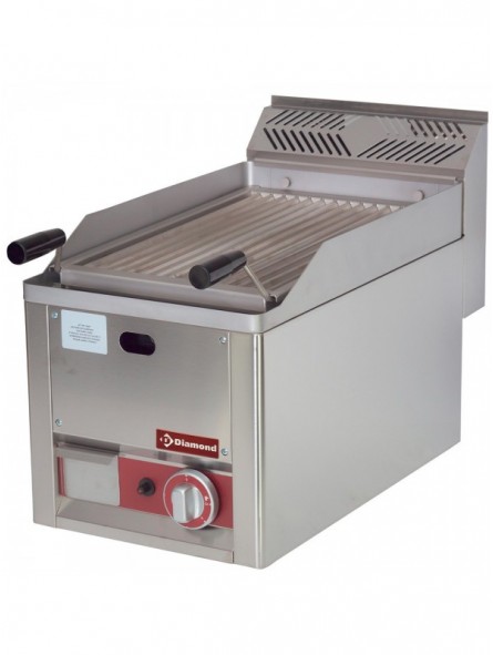 Lava stone grill on gas -Top-