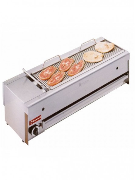 Gas table grill-steamer