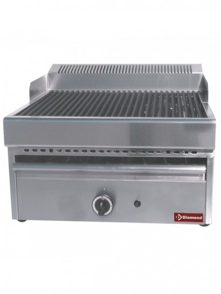 Gas steam-grill with cooking grid in cast iron -Top-