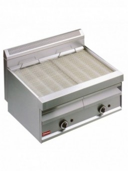 Gas steam-grill with grill in "O"-form -Top-