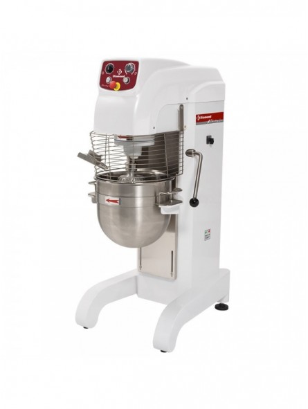 Planetary mixer, high base, 40 LT, variable speed.