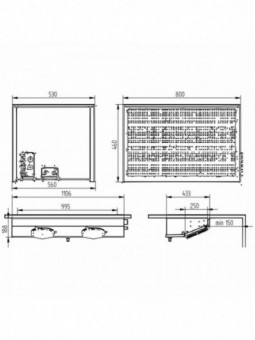 Refrigerated unit "By-block" T° -15°-25°
