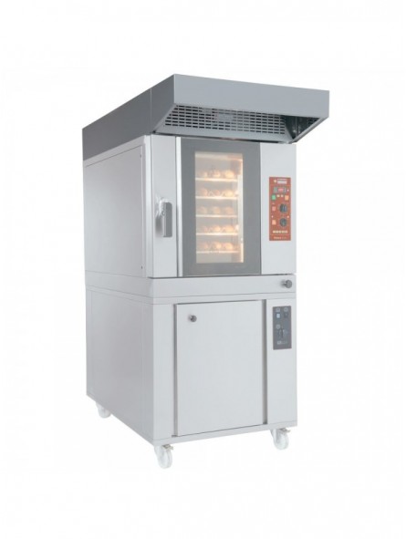 Cooker hood with motor for ovens