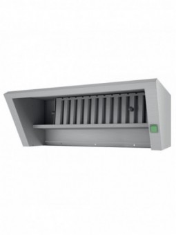 Optie: dampkap verdampingscondensatie, (400 m³/h)