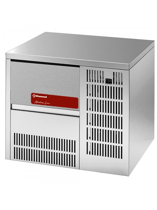 Whole ice cube maker 24kg, with storage
