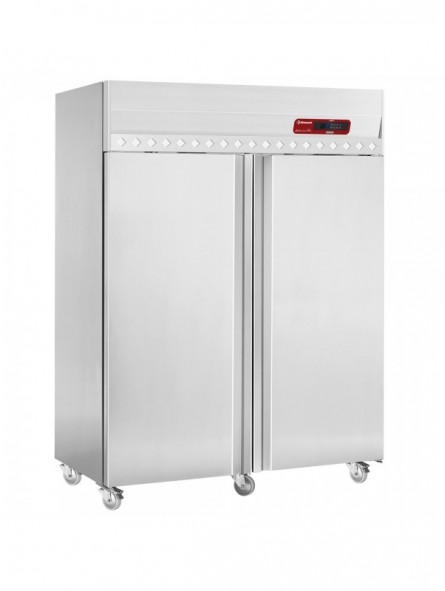 Ventilated freezer 1400 liters, 2 doors GN 2/1, on wheels