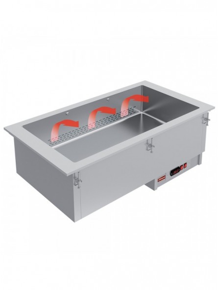 Element bain-marie 3 GN 1/1 - dried up - ventilated