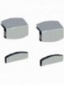 Kit of 2 bindings for front window "breath barrier" (4pcs)