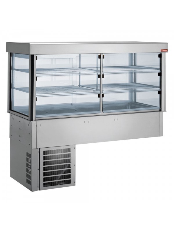 Refrigerated display and refrigerated basin 4 GN 1/1