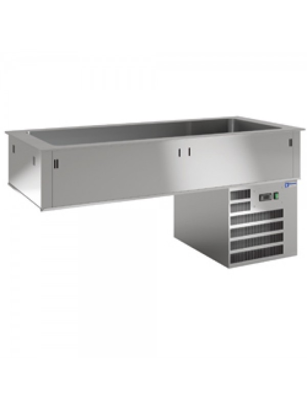 Refrigerated basin element 2 GN 1/1