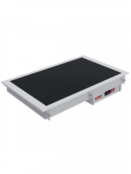Vitroceramic element black 2x GN 1/1