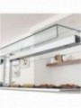 Central "right" glass border on 90° on each side, 3x GN 1/1
