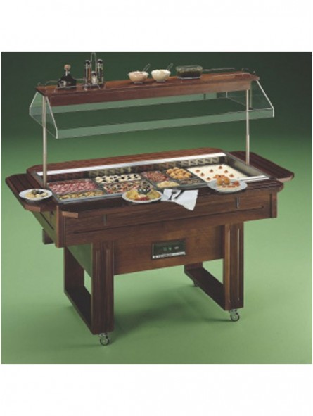 Vitroceramic buffet capacity 4 GN 1/1