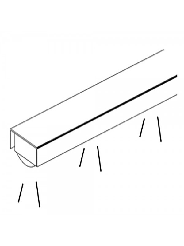 Option: LED illumination in decorative molding - (ML)