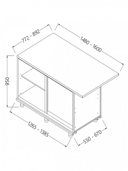 Neutral bar counter units_cashier section (right)