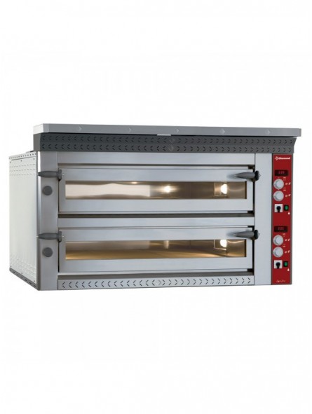 Electric pizza oven "extra large", 2x 6 pizzas Ø 350 mm
