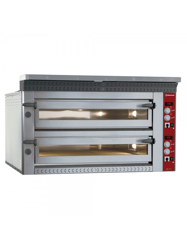 Elektrische pizza-oven, 2x 9 pizza's Ø 350 mm