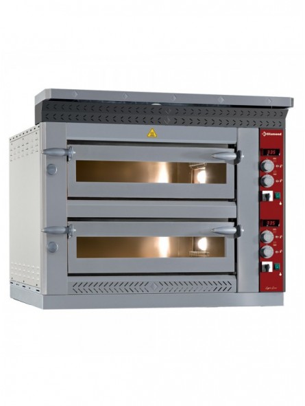 Electric pizza oven, 2x 4 pizzas Ø 350 mm