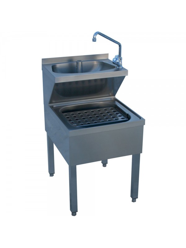 Lave-mains combiné sur piètement