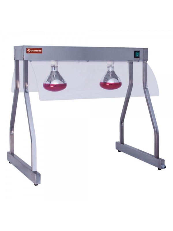 Heating bridge, infrared lights (2x 250 W)