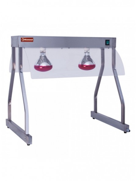 Heating bridge, infrared lights (2x 250 W)