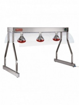 Heating bridge, infrared lights (3x 250 W)