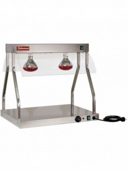 Heating bridge and top, infrared lights (2x 250 W)