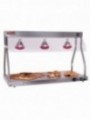Heating bridge and top, infrared lights (3x 250 W)