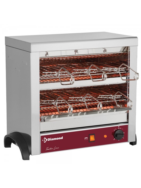 Toaster 6 tongs quartz