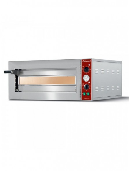 Elektrische pizza-oven Ø 420 mm, kamer 420x420xh140 mm