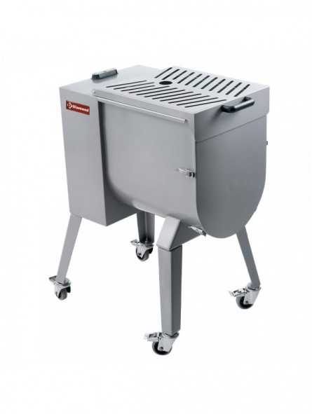Stainless steel meat mixer 50 kg, stand with wheels
