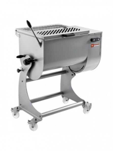 Stainless steel meat mixer 80 kg, stand with wheels