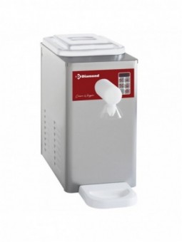Refrigerated cream whipper in stainless steel, tank 5 L (300 L/h)