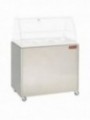 Stainless steel board, support for display VBE-311 on castors