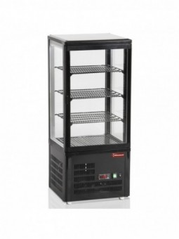 Ventilated display table model, 4 glazed sides, 4 "Black" levels