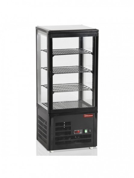 Ventilated display table model, 4 glazed sides, 4 "Black" levels