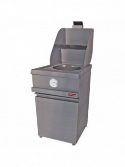 Gas fryer HEAVY DUTY, 1 round basin, mechanic