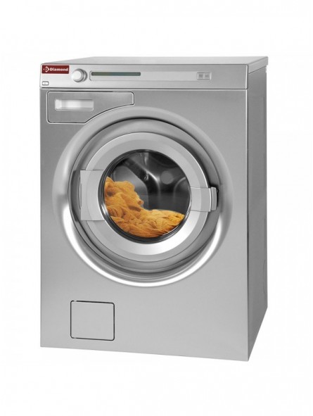 Washing machine with spin-dryer 6,5 kg "inox-titanium", with drain pump