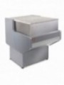 Cashier element 1000 mm - GREY/WHITE