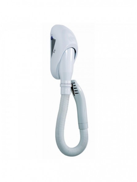Electronic hair dryer, white