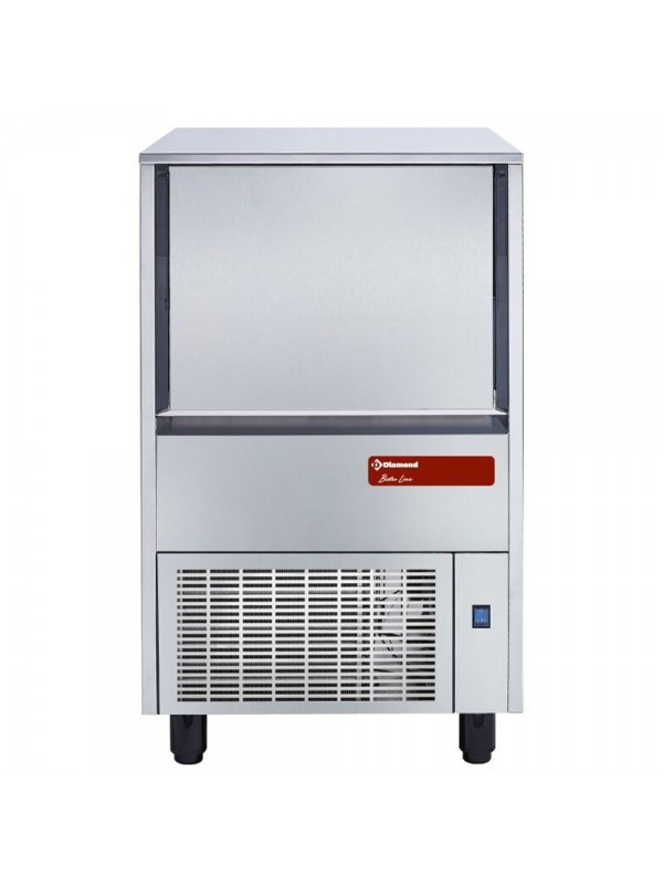Hollow ice cube maker, 48 kg with reserve 25kg