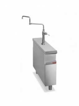 Neutral element, module 1/4, on base, with water column - PASS-THROUGH