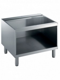 Open base, 800 mm, stainless steel AISI 304