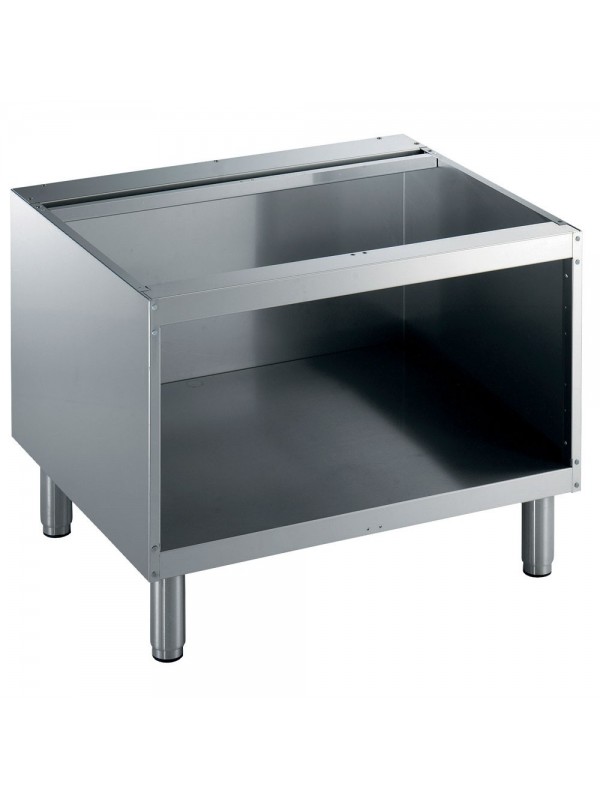 Open base, 800 mm, stainless steel AISI 304
