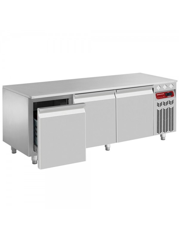 Refrigerated base, 3 drawers GN 1/2 + 1/3 h200 mm